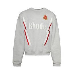 Rhude: Серая толстовка 