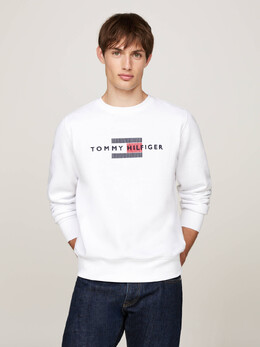 Tommy Hilfiger: Белая толстовка 