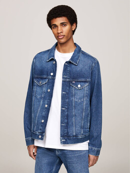 Tommy Jeans: Синяя куртка 