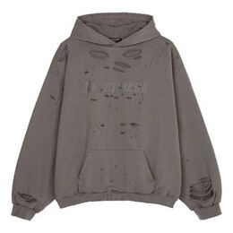 Balenciaga: Бежевая толстовка 