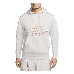 Nike: Белая толстовка  Club
