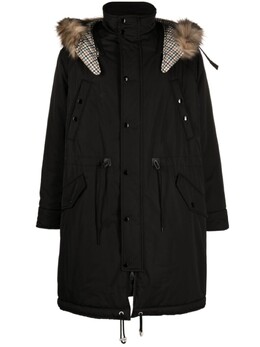 Kenzo: Пальто с капюшоном 