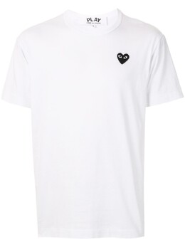 Comme Des Garçons Play: Белая футболка 