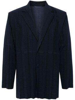 Homme Plissé Issey Miyake: Синие пиджаки 