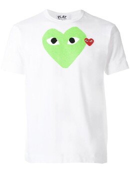 Comme Des Garçons Play: Футболка с принтом 