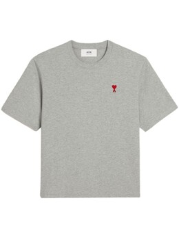 AMI Paris: Серая футболка  Ami de Cœur