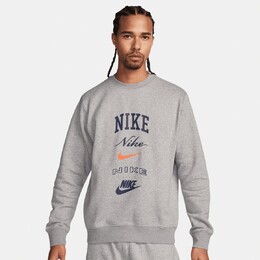 Nike: Оранжевая толстовка  Club