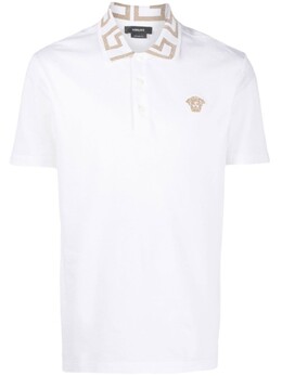 Versace: Белая рубашка  Medusa Greca