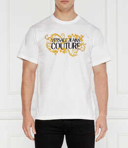 Versace Jeans Couture: Белая футболка 