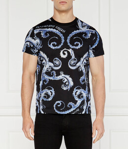 Versace Jeans Couture: Чёрная футболка 
