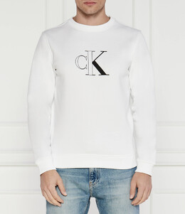 Calvin Klein Jeans: Белая толстовка 