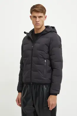 EA7 Emporio Armani: Чёрная куртка 