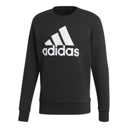 Adidas: Чёрная толстовка  Essentials
