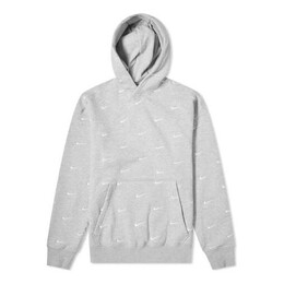 Nike: Серая толстовка  Swoosh