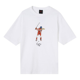 Nike: Белая футболка  Air Jordan