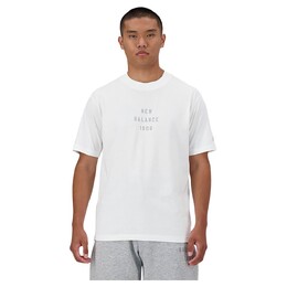 New Balance: Футболка  Collegiate с коротким рукавом