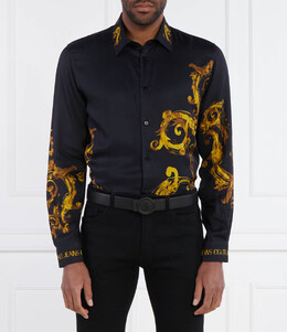 Versace Jeans Couture: Чёрная рубашка 