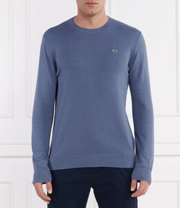 Tommy Jeans: Синий свитер 