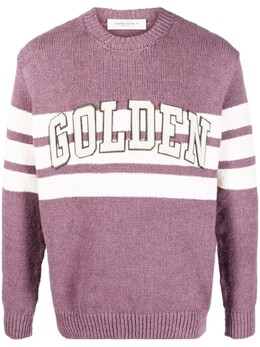 Golden Goose: Фиолетовый свитер 