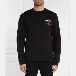 Tommy Hilfiger: Чёрная толстовка 