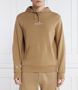 Polo Ralph Lauren: Коричневая толстовка 