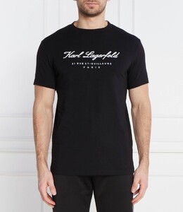 Karl Lagerfeld: Чёрная футболка 