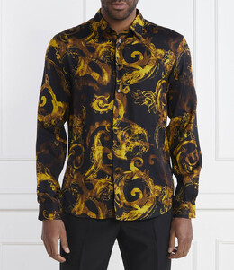 Versace Jeans Couture: Чёрная рубашка 