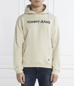 Tommy Jeans: Бежевая толстовка 