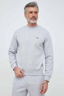 Lacoste: Серая толстовка 