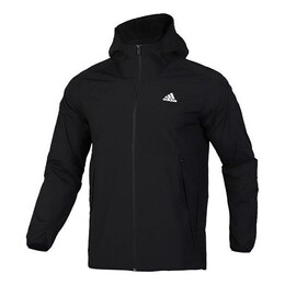 Adidas: Чёрная куртка 