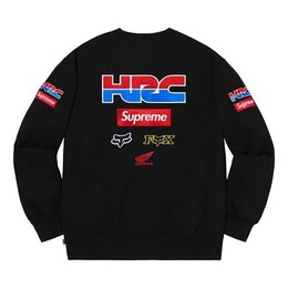 Supreme: Чёрная толстовка  Fox Racing