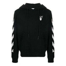 Off-White: Толстовка  Diagonal в полоску