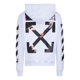 Off-White: Белая толстовка  Caravaggio Arrow
