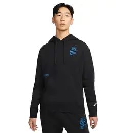Nike: Чёрная толстовка  Sportswear Essential