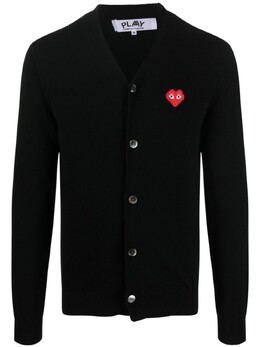Comme Des Garçons Play: Чёрный кардиган 