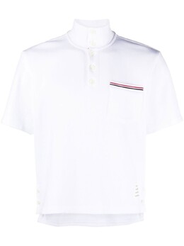 Thom Browne: Поло  RWB в полоску
