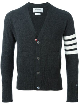 Thom Browne: Серый кардиган 