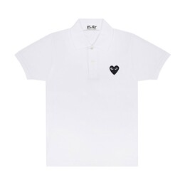 Comme Des Garçons Play: Белая футболка 