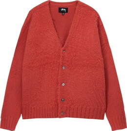 Stussy: Серый кардиган 