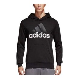 Adidas: Чёрная толстовка  Essentials