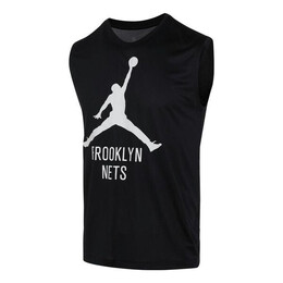 Nike: Чёрный жилет  Air Jordan