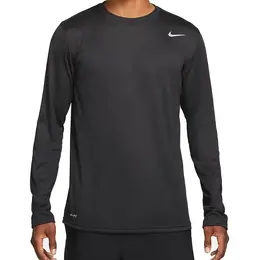 Nike: Футболка  Training с длинным рукавом