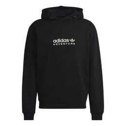 Adidas: Чёрная толстовка  Originals