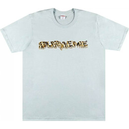 Supreme: Голубая футболка 