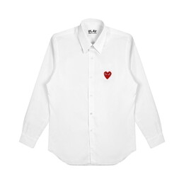 Comme Des Garçons Play: Белая рубашка 