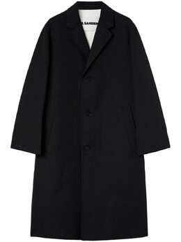 Jil Sander: Однобортное пальто 
