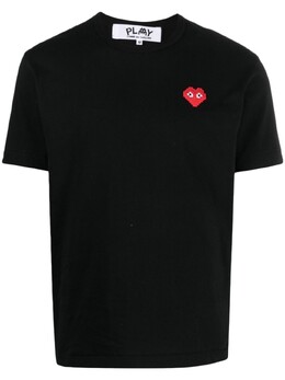 Comme Des Garçons Play: Чёрная футболка 