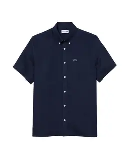 Lacoste: Синяя рубашка 