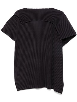 Homme Plissé Issey Miyake: Серая футболка 