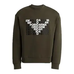 Emporio Armani: Тёмный свитшот 